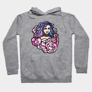 Pink Flower Goddess Hoodie